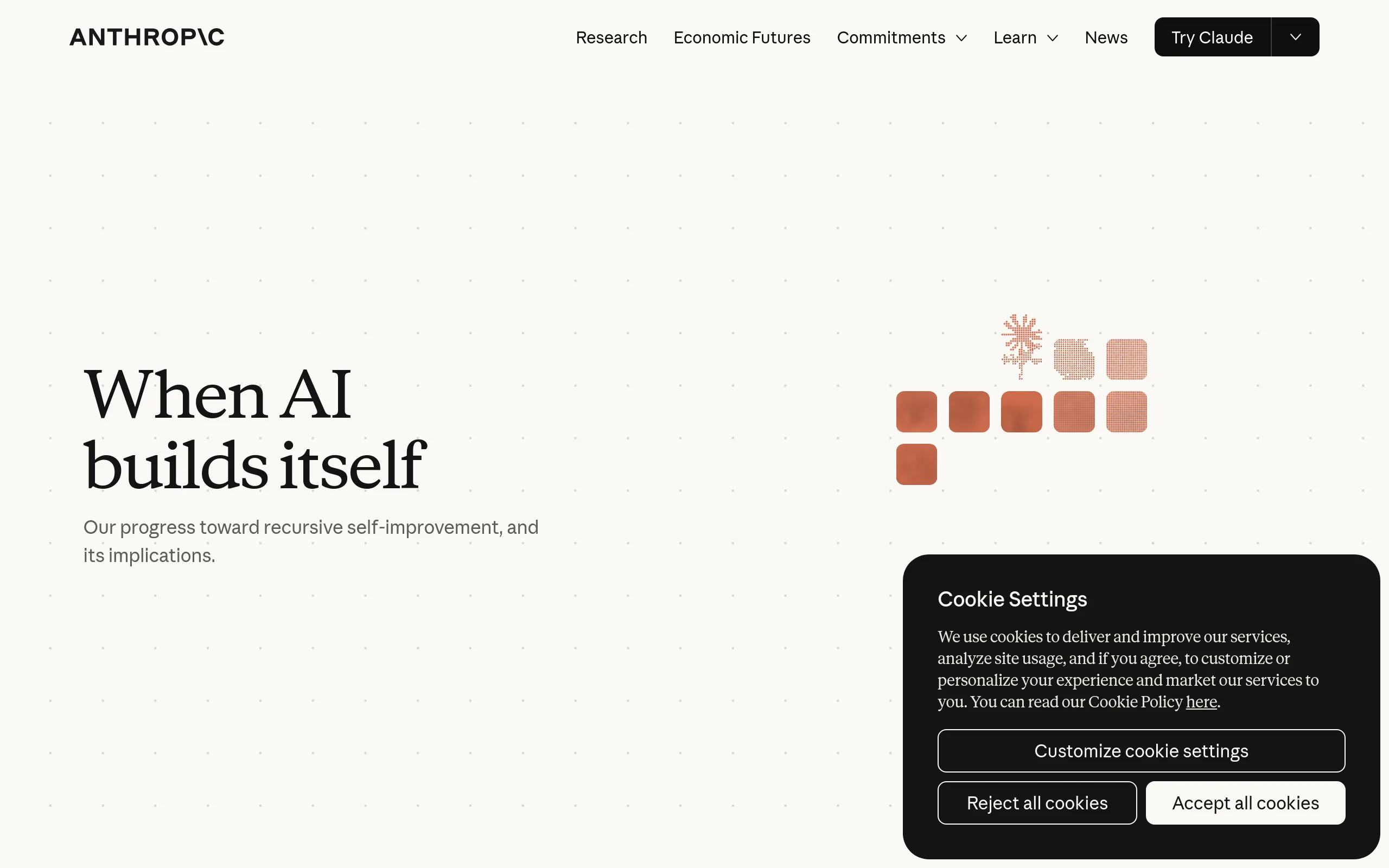 Anthropic Recursive Self-Improvement